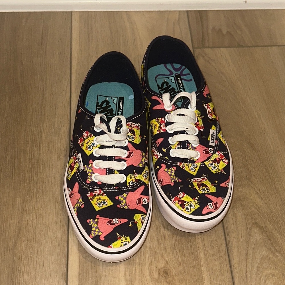 New NWOT Vans SpongeBob SquarePants Black and Pink Sneakers Size 7 & 8.5